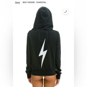 Aviator Nation NWT Bolt Zip Hoodie SZ M